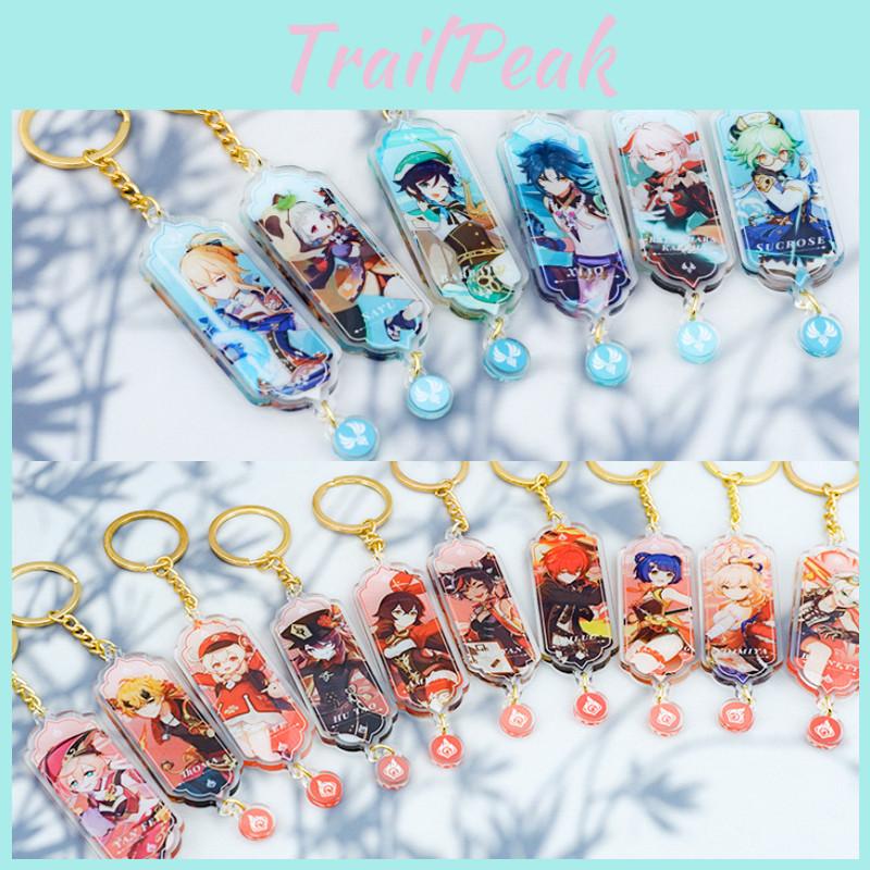 Genshin Impact Unique High Quality Acrylic Double Sided Keychains