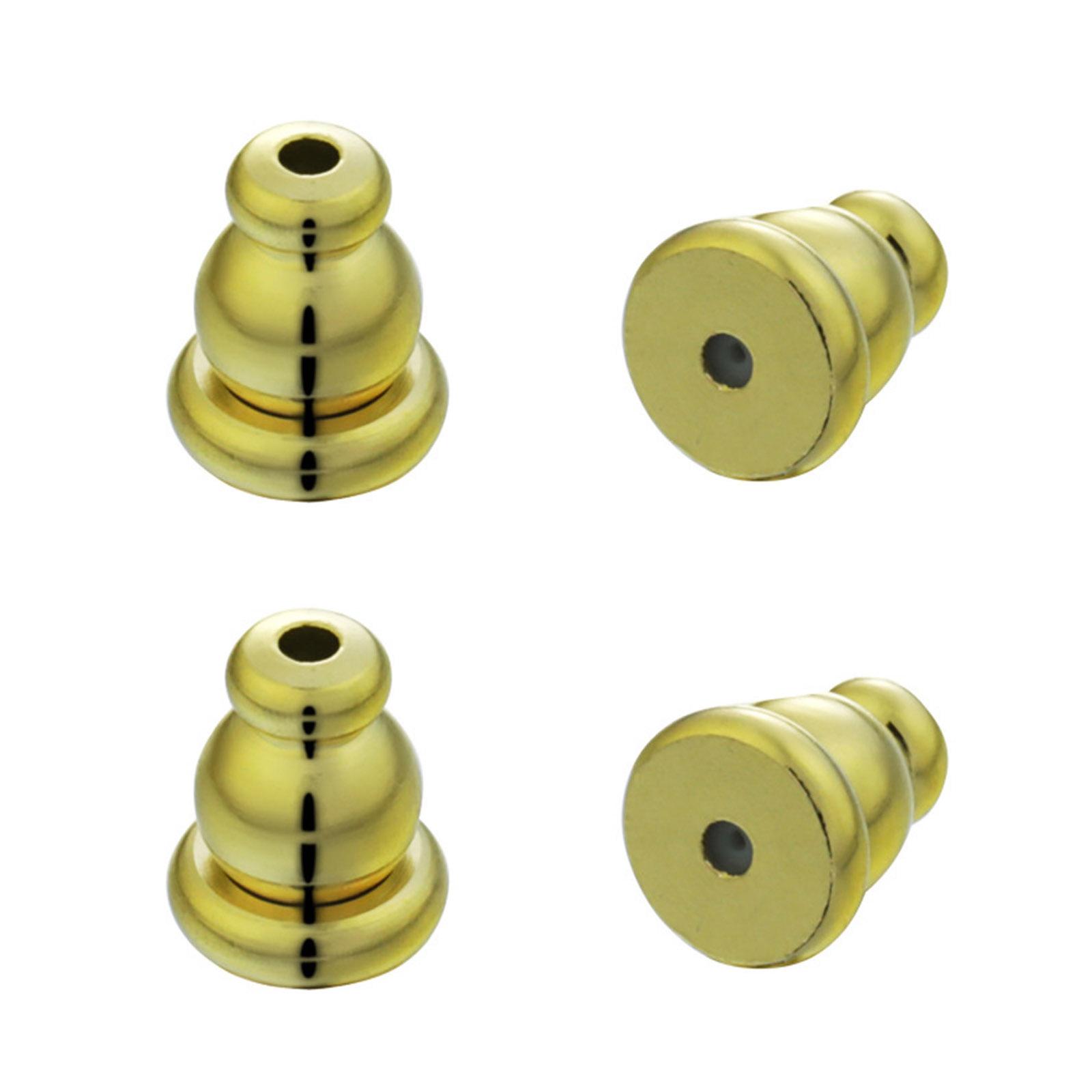 

Набір з 4 надійних застібок для сережок-пусетів, застібки-кліпси з блокуванням, надійні фіксатори, штекери для сережок з нержавіючої сталі для відвислих мочок вух 3