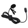 Lapel Microphone Anti Interference Omnidirectional Clip On Lavalier Microphone for Insta360 ONE X2 X3