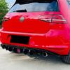 Rear Bumper Diffuser Lip Boot Spoiler Splitter Car Replacement Accessories For Volkswagen Golf 7 MK7 Standard Version 2013-2016