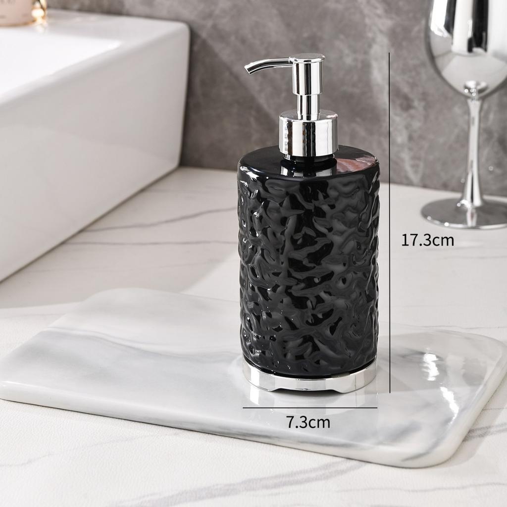 550ml Plastic Cheese Lotion Bottle Luxury Shampoo Shower Gel Hand Sanitizer Household Bathroom Counter Press Soap Dispenser