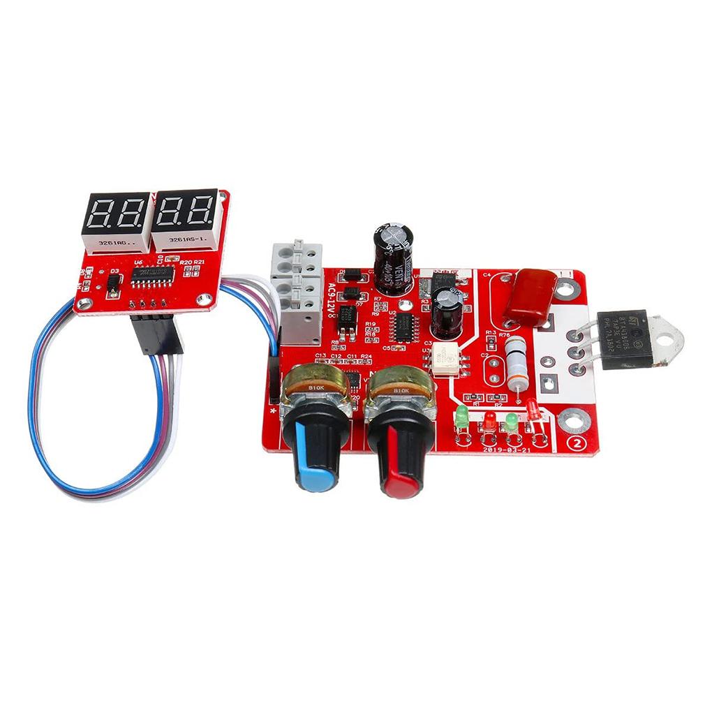 Digital Welder Machine Controller Replacement Single Pulse Ammeter Welding Control Panel Circuit Board DIY Spare Parts