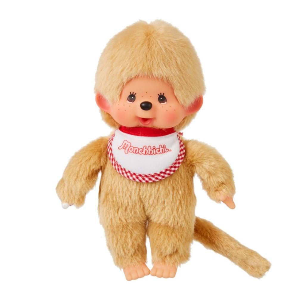 Sekiguchi Monchhichi Premium Standard Small Beige Boy's 251827 H19 X W13 X D7.5cm