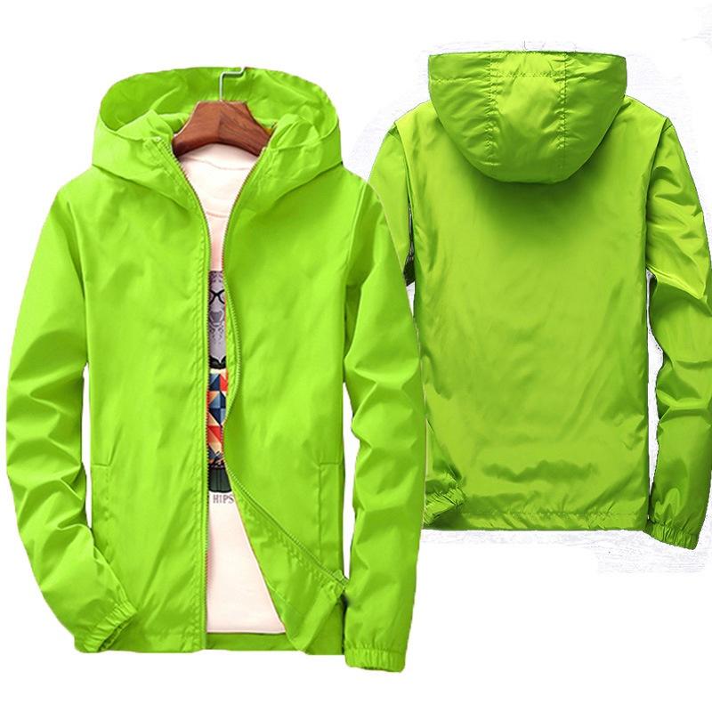 New 2026 Men's Jacket Windbreaker Autumn/Winter Hooded Bomber Jacket Casual