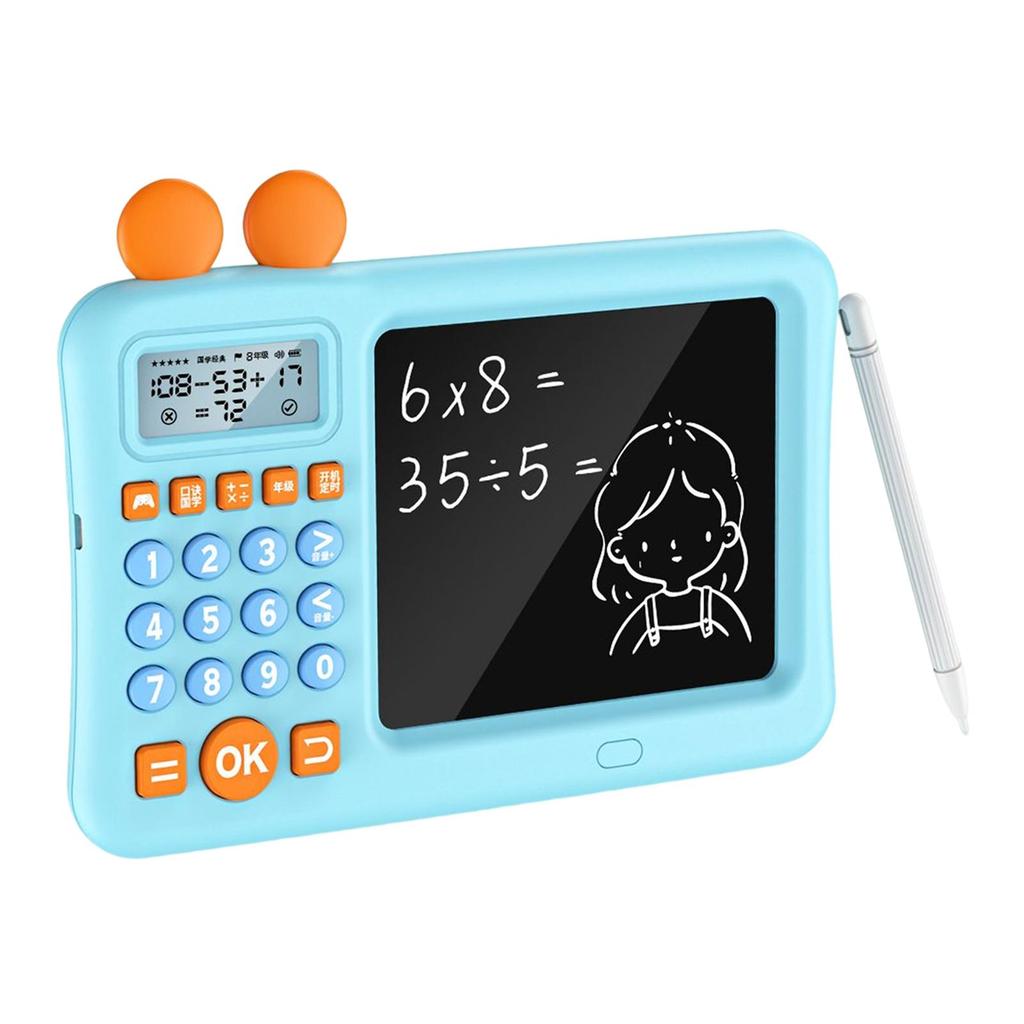 Maths Teaching Calculator Mathematics Learning Aids for Children Students blue