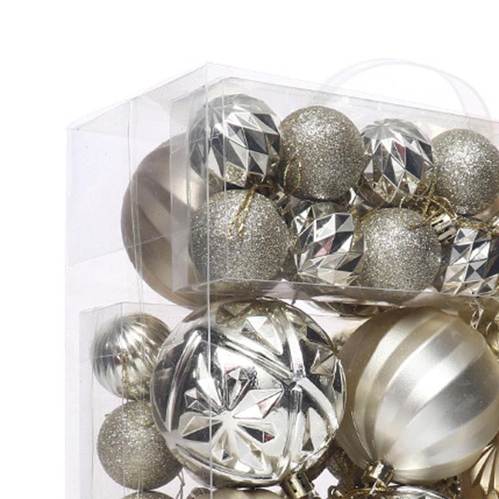 46 kusů vánočních ozdob na koule, ozdoby na stromeček, dekorace do domácnosti