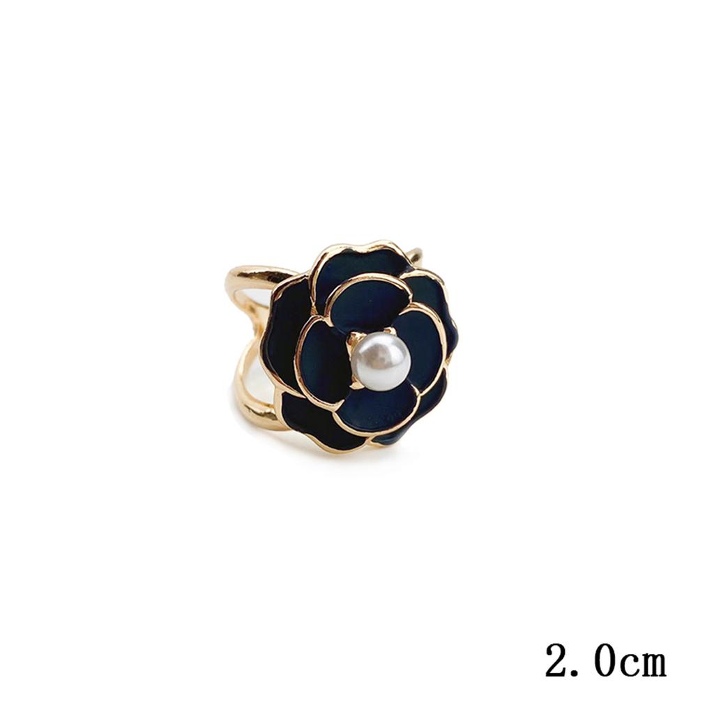 Camellia Flower Scarf Clips - Vintage Brooch Jewelry, Luxury Silk Scarf Accessories for Elegant Women (Designer Buckle Brand)