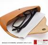 soft Tochigi leather eyeglass case for men and A great gift for Stylish, lightweight, women. anyone. (Chocolate)