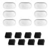 PETLIBRO Stainless Steel Cat Water Fountain Filter - Activated Carbon & Cotton Oval Cartridge