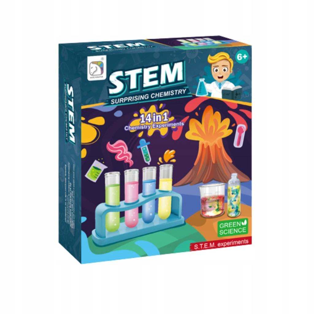 Educatieve Kit van 14 Wetenschappelijke Experimenten voor de Kleine Chemist: Explosieve Vulkaan