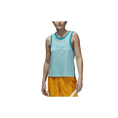 Alphanumeric Print Sports Tank Top Women Tops Light-Blue DZ3370-464