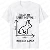 Duck Rabbit Fun Math T Shirt Birthday Gift for Men Funny Adult T-Shirt Men Short Sleeve Tshirt Men Funny Graphic Tee Shirt Tops