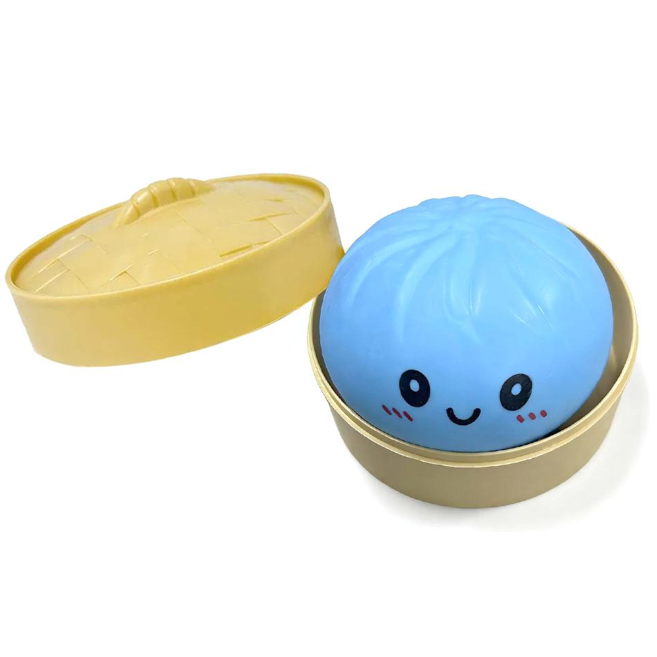 Simulation Dumpling Squishy Anti Stress For Children Adults Stress-Relieving Toy Colorful Glitter Squeezable Toys