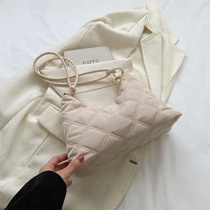Fashionable Women s Quilted Tote Bag Elegant Casual Shoulder Bag For Everyday Use легкие хаки
