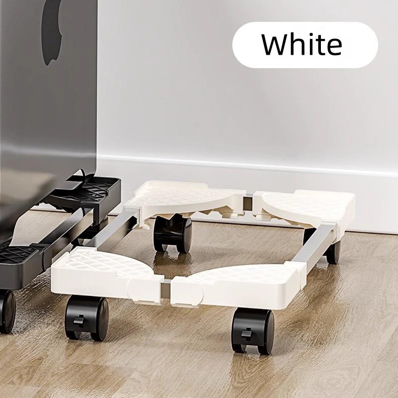 

Bracket PC CPU Stand Double Layer Computer Tower Stand Mobile Base with Universal Wheels Simple Storage Heightening Case Support