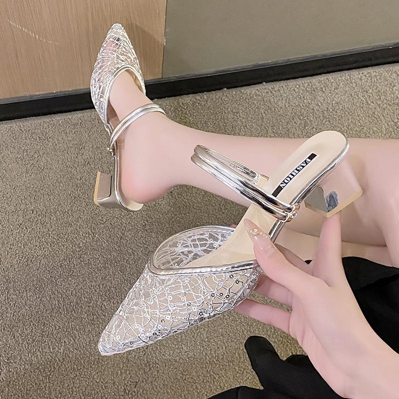 

Мода Новый Стиль Мода Женские Шлепанцы Сандалии Новые Летние Каблук Сандалии Женские Каблуки Женские Женские Сандалии Zapatos Mujer 43 серебряный