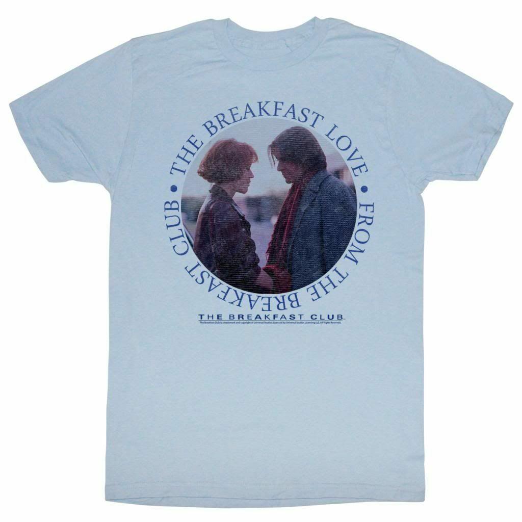Breakfast Club Breakfast Love Light Blue Heather Adult T-Shirt XXL