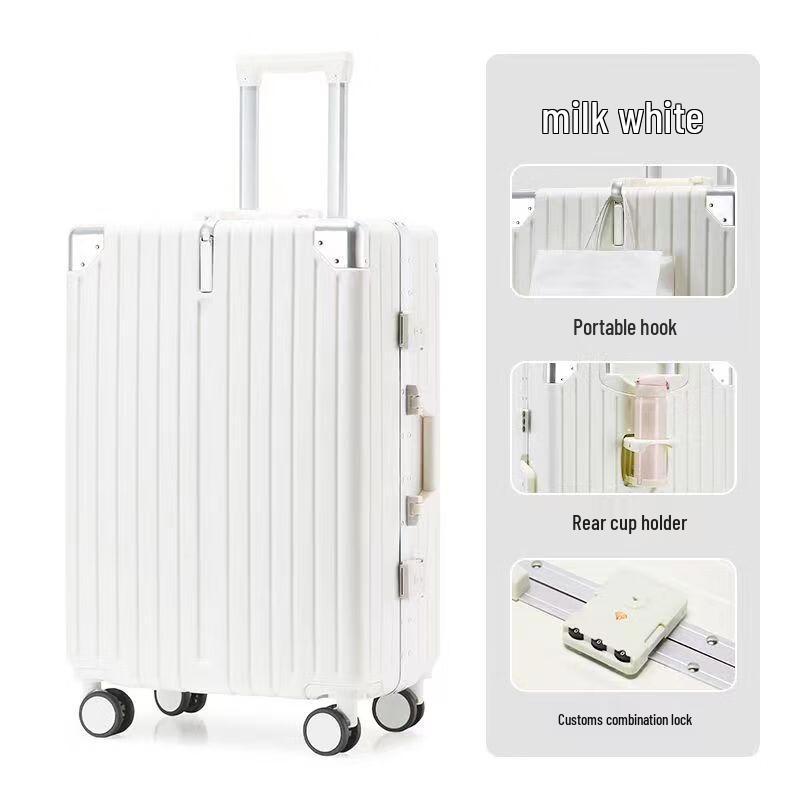 Li Shen Cup Holder Aluminum Frame Travel Suitcase