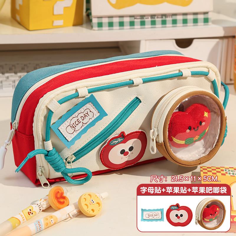 Cute Food Theme Pencil Bag Pencil Case Large Capacity Student Stationery Box