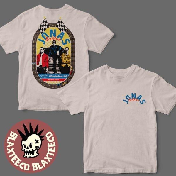 

Jonas Brothers Charlotte North Carolina 2025 Tee At Spectrum Center On Nov 5 Unisex T-Shirt S