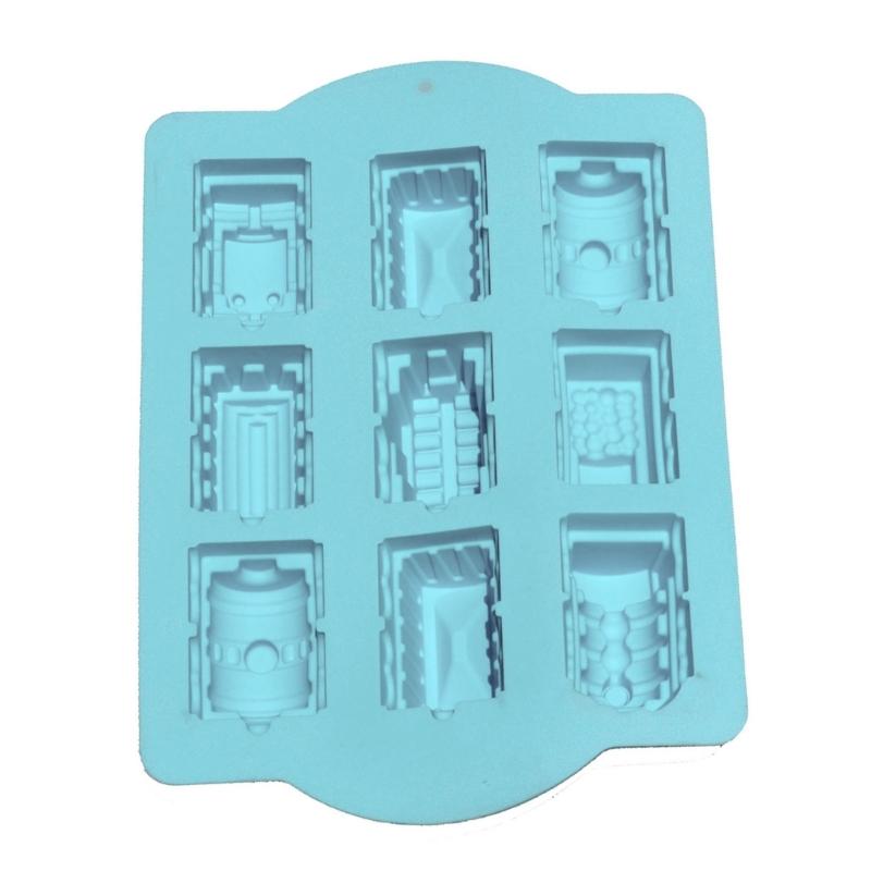 Moldes para Pastel de Tren Pequeño Antiadherentes Moldes para Hornear Pastel de Tren para Jabón Siliconas Moldes para Jabón Suministro para Fiesta Infantil Manualidades DIY