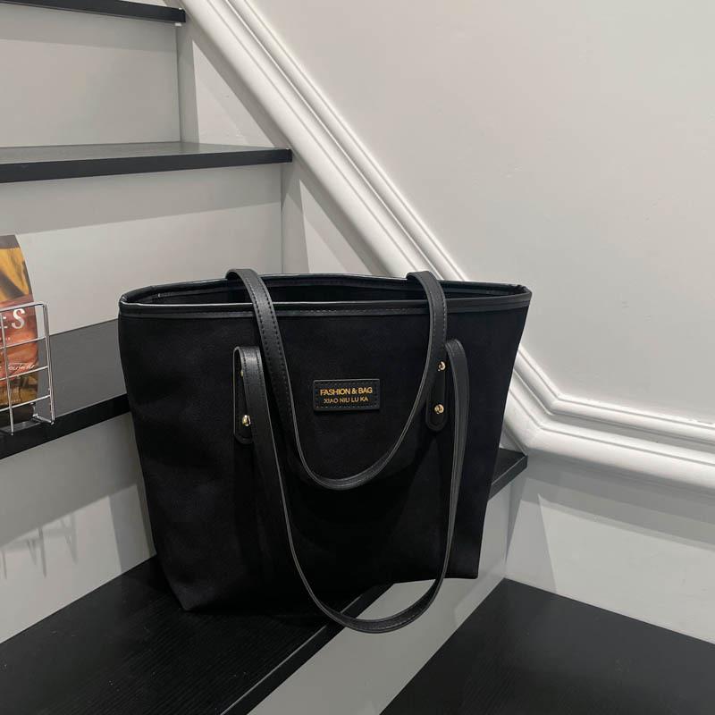 Borsa a Spalla da Donna Street Style con Tasca Interna per Telefono e Doppi Tracolla