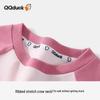 QQ DUCK Girls' Cat Graphic Long Sleeve T-Shirt
