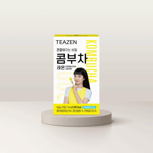 Teazen Kombucha Lemon 10 Sticks (Choose 1 of 11 types), Korea Kombucha