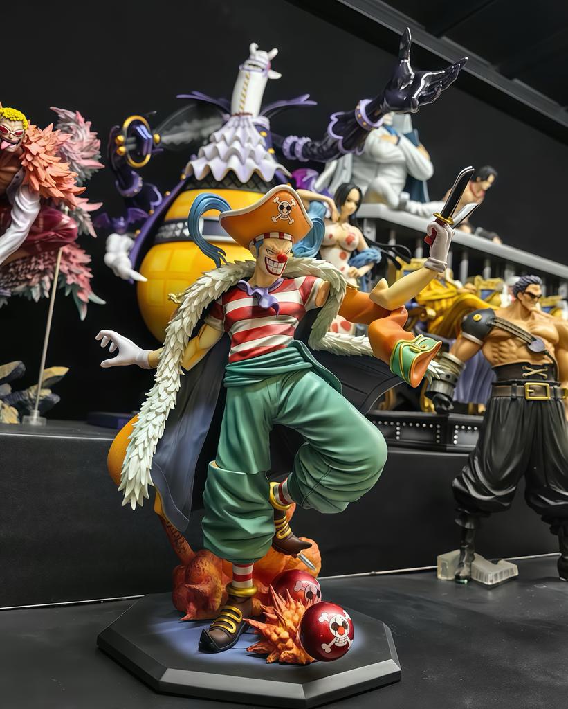 דמות פעולה של באגי One Piece 23 ס"מ קו הגראנד ארבעת הקיסרים דגם אנימה פסל צעצועים אספנות למבוגרים
