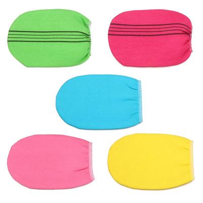 Smooth Skin Viscose Fiber Massage Shower Scrubber Exfoliating Towel Body Rub Bath Glove