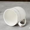High-White Porcelain Tea Mug with Lid