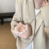 New PU solid color women's handbag shoulder bag fashion popular improve temperament quality excellent  spring/summer fashion