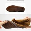 Men Leather Shoes Slip On Brown Shoes Leather Loafers Mens Moccasins Shoes Italian Designer Shoes