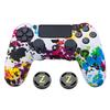 Camouflage Silicone Rubber Gel Skin for Sony Ps4 Slim/pro Controller Cover Protective Case for Ps4 Wireless Controller Accessory
