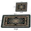 Red & Black Floral Medallion Large Mouse Pad Classic Boho Aesthetic Desk Mat for Home Desk Mat Rubber anti-slip Desktop
