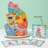 Wooden Balance Stacking Blocks For Kids Educational And Parent Child Fun