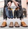 Lässige Lederschuhe für Herren: Große Größen 45-48, Jugendlicher koreanischer Stil für Sommer, Frühling und Herbst.