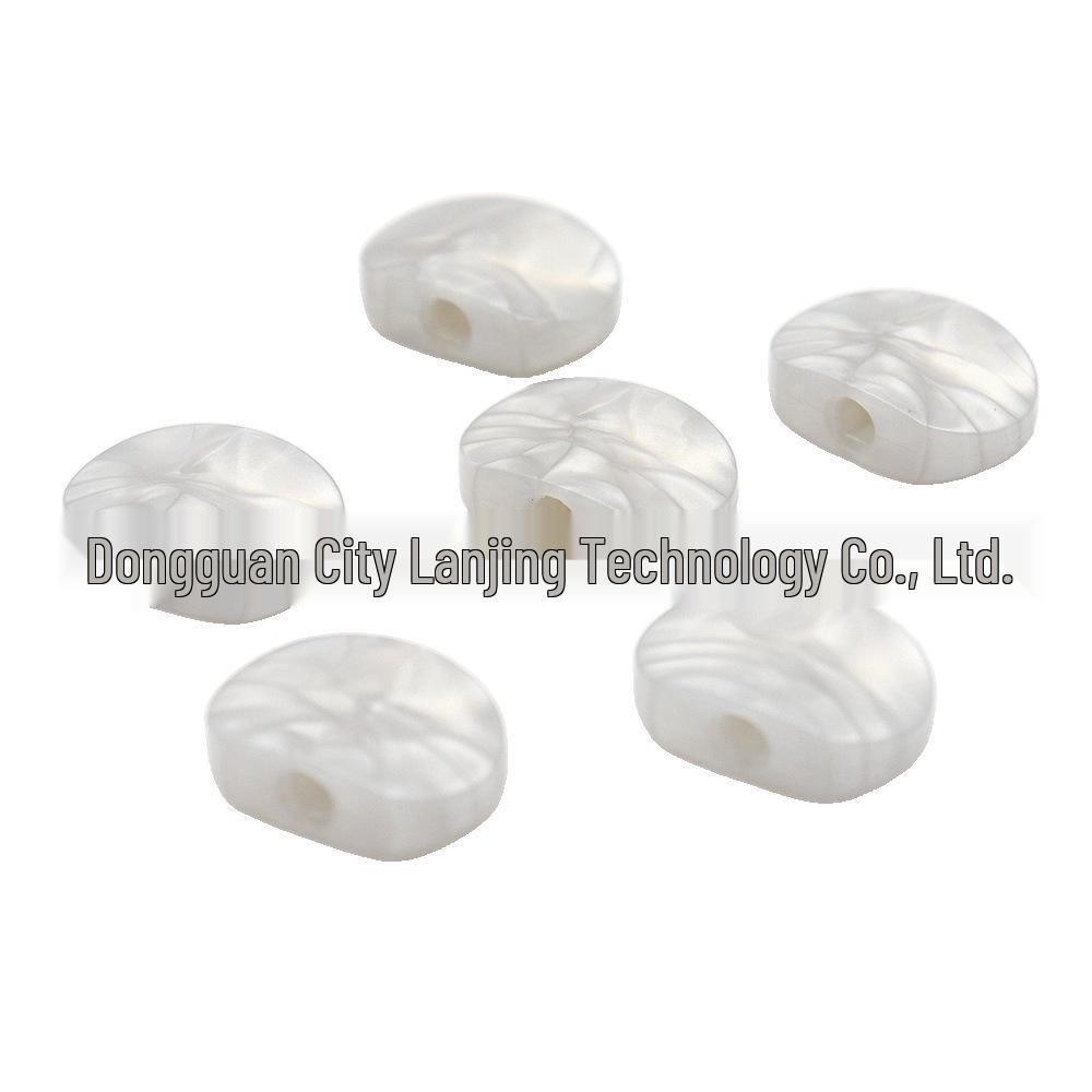 

White Pearl Classical Folk Guitar Tuning Peg Button Handle with Screw