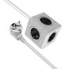 European Elug Cube Power Strip With 5 AC Multi-hole Power Sockets And 1.4m Extension Cable Extension Wall Outlet 3680W 16A 250V