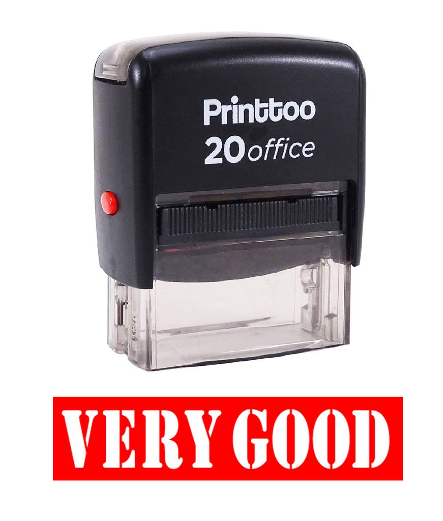 Printtoo Office Stationary Custom Stamp VERY GOOD Self Inking Rubber