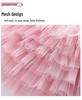 2024 Girls' Versatile Six-Layer Mesh Gauze Skirt for Children