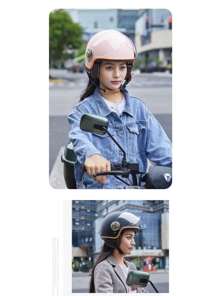 Unisex Gray 3C Certified Half Helmet with Removable Ear Protection for Electric Scooters & Bicycles – Autumn/Winter Fashion