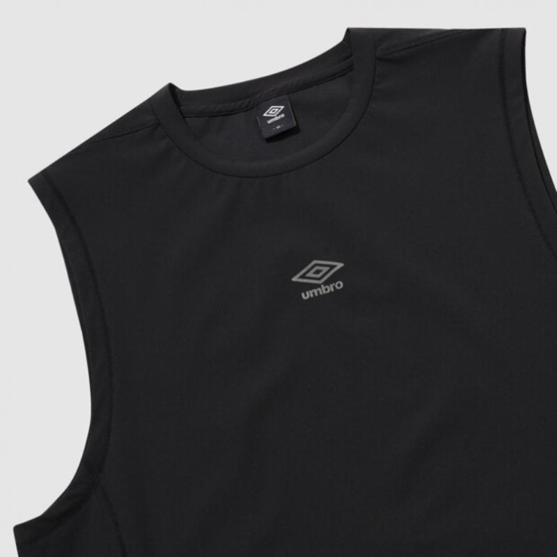 Umbro All Round Cooling TricoT Sleeveless T shirT Ur121ssl21 Blk