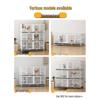 Three-Layer Pet Cage with Partition for Cats, Dogs, and Pigeons