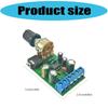 Mini Stereo Amplifier Board with Adjustable Volumes Knob Wide Electric Ranges Simple to Operate for 0 2W to 5W Speakers