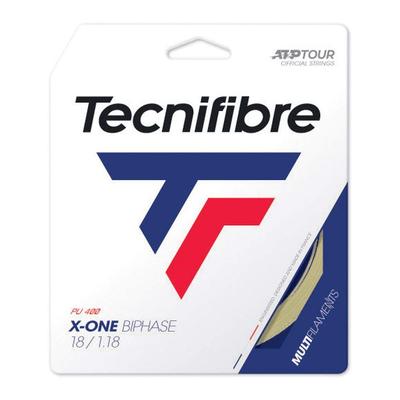 Cordage de tennis Tecnifibre X-ONE BIPHASE, 1,18 mm, TFG200 [Expédié par courrier]