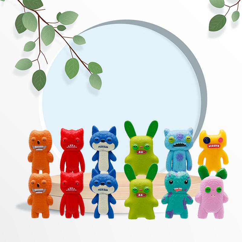 Fuggler Box Model Doll Funny Ugly Monster Figure Statue 6cm Ornaments Dolls Birthday Gifts