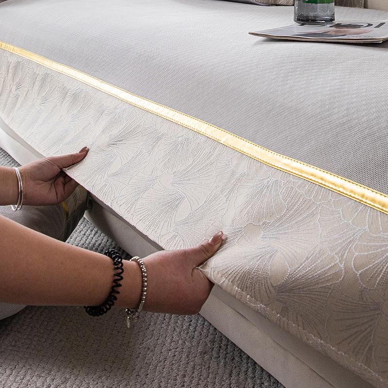 Summer Sofa Cushion Summer Ice Silk Non-slip Mat Cushion Modern Cool Sofa Cover Cover Cloth
