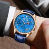 LIGE men's watch business quartz calendar waterproof trendy moon phase men sports watches reloj hommes Watches Gift For Men