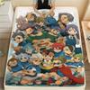 1Pc Inazuma Eleven Soccer Print Flannel Blanket, High Quality Comfortable for All Seasons, Home Decor, Warmth and Comfort, Perfect for Christmas Gifts